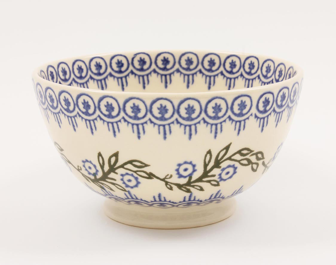 Brixton Pottery Floral Garland Medium Bowl