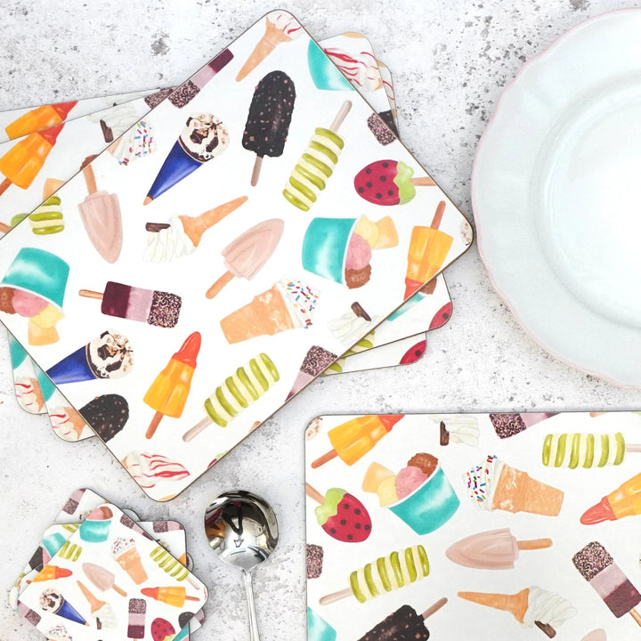 Ice Cream Placemat by Corinne Alexander. Made in England.
