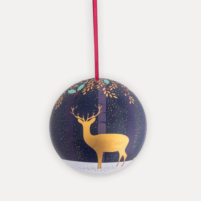 Sara Miller Christmas Tin Baubles - Deer