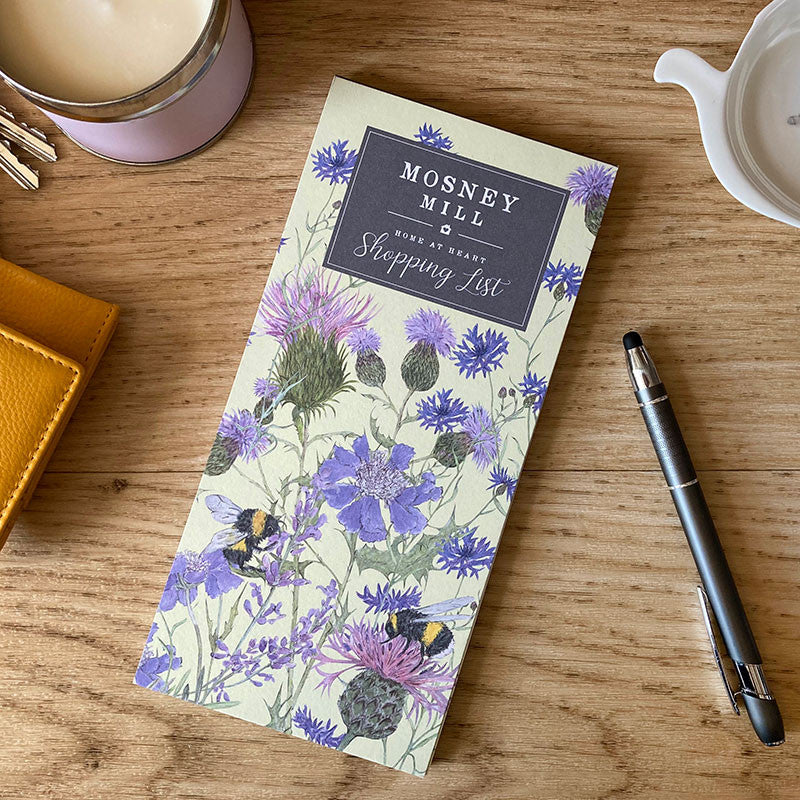 Mosney Mill Bee & Flower Shopping List Pad
