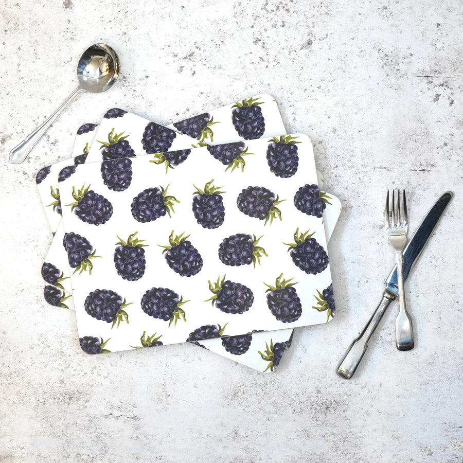 Blackberry Placemat by Corinne Alexander