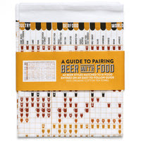 Beer Pairing with Food Tea Towel by Stuart Gardiner.