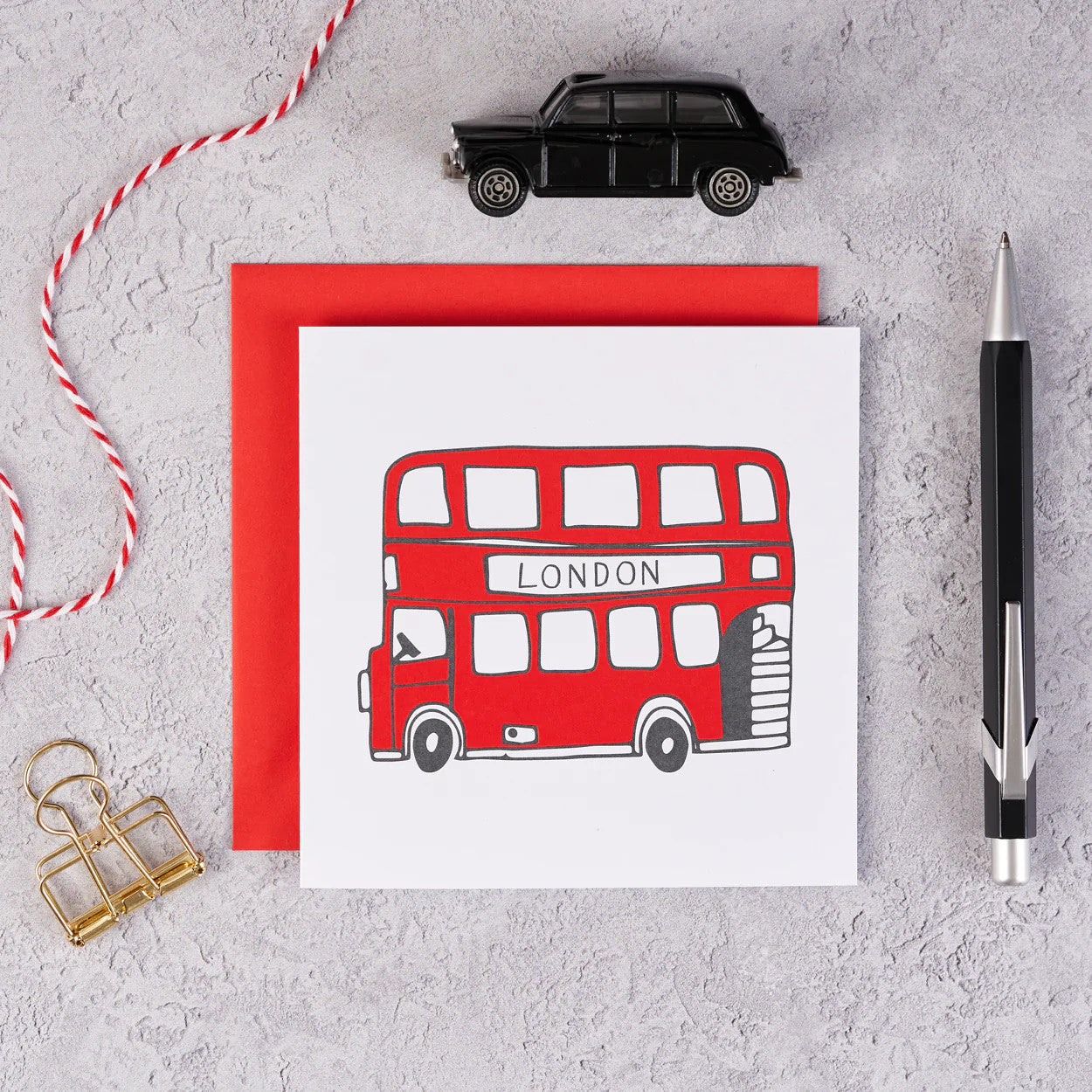 Simply London Pack of 8 Notecards from Victoria Eggs.