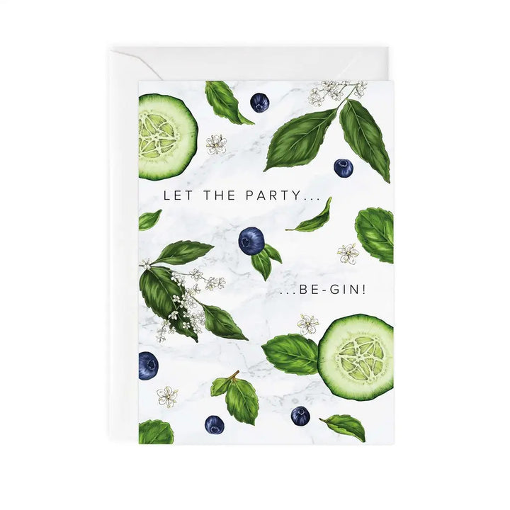 Botanical Party - Gin -  card