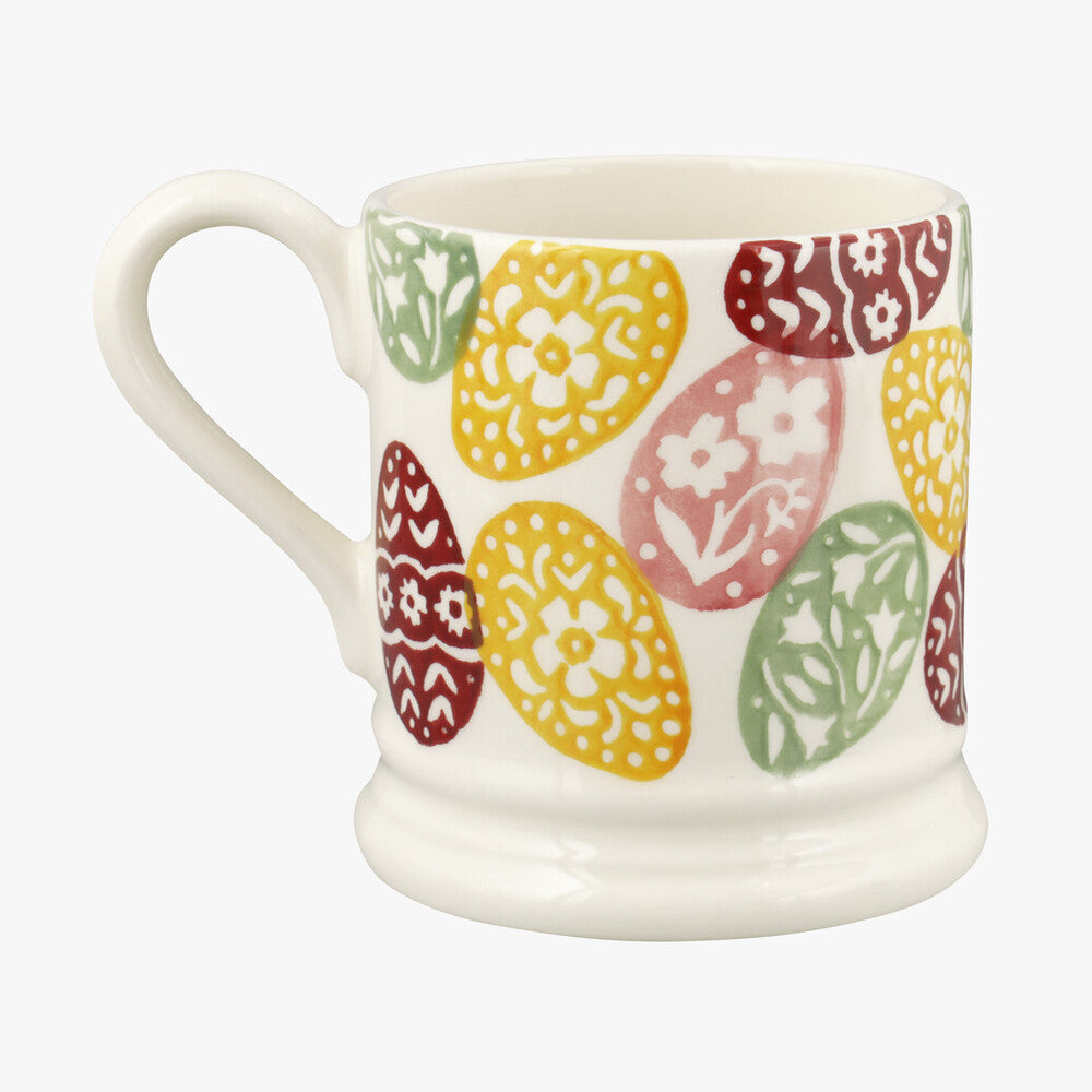 Emma Bridgewater Bright Easter Eggs 1/2 pint hand made mug.