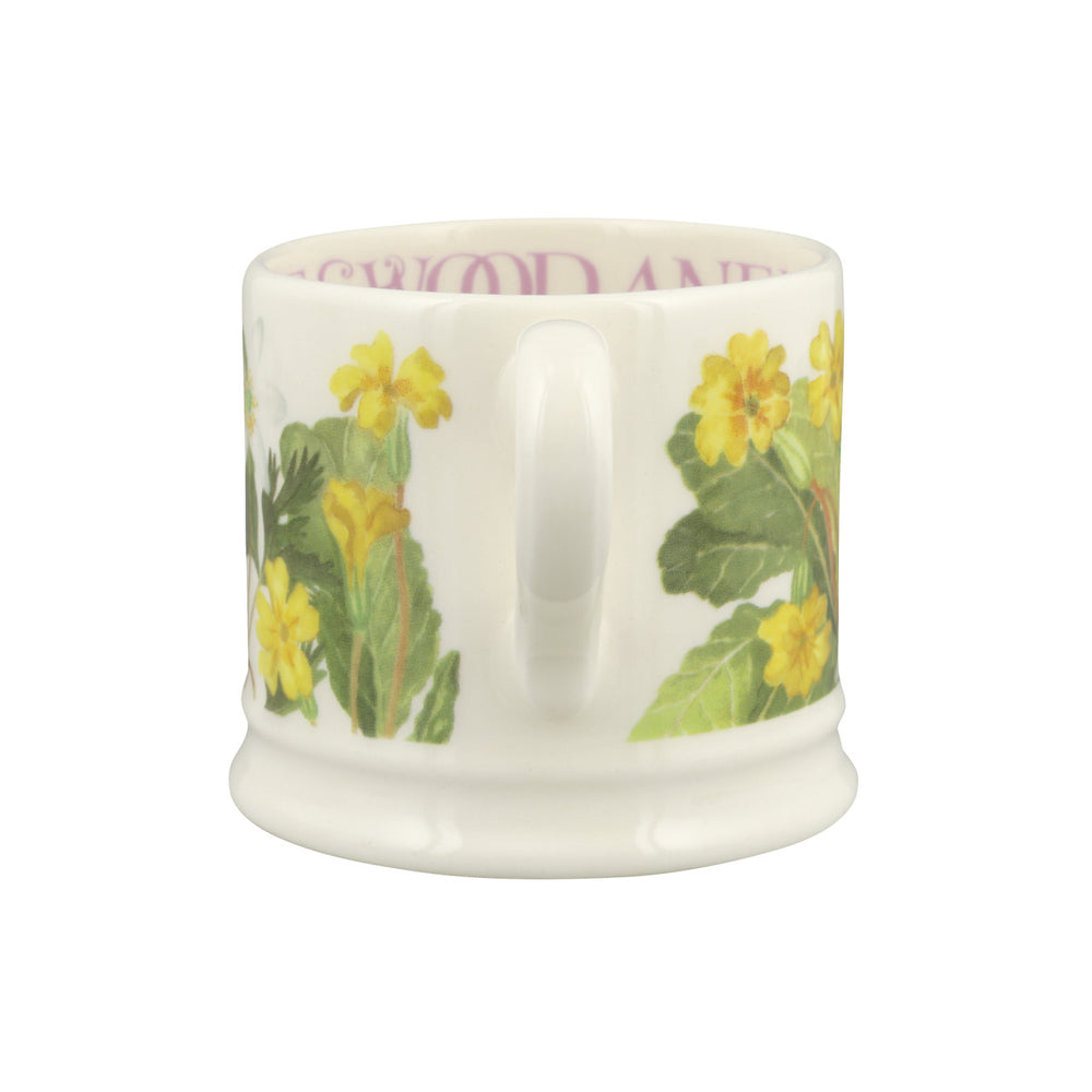 Emma Bridgewater Primrose & Wood Anemone small mug. Handmade in England.