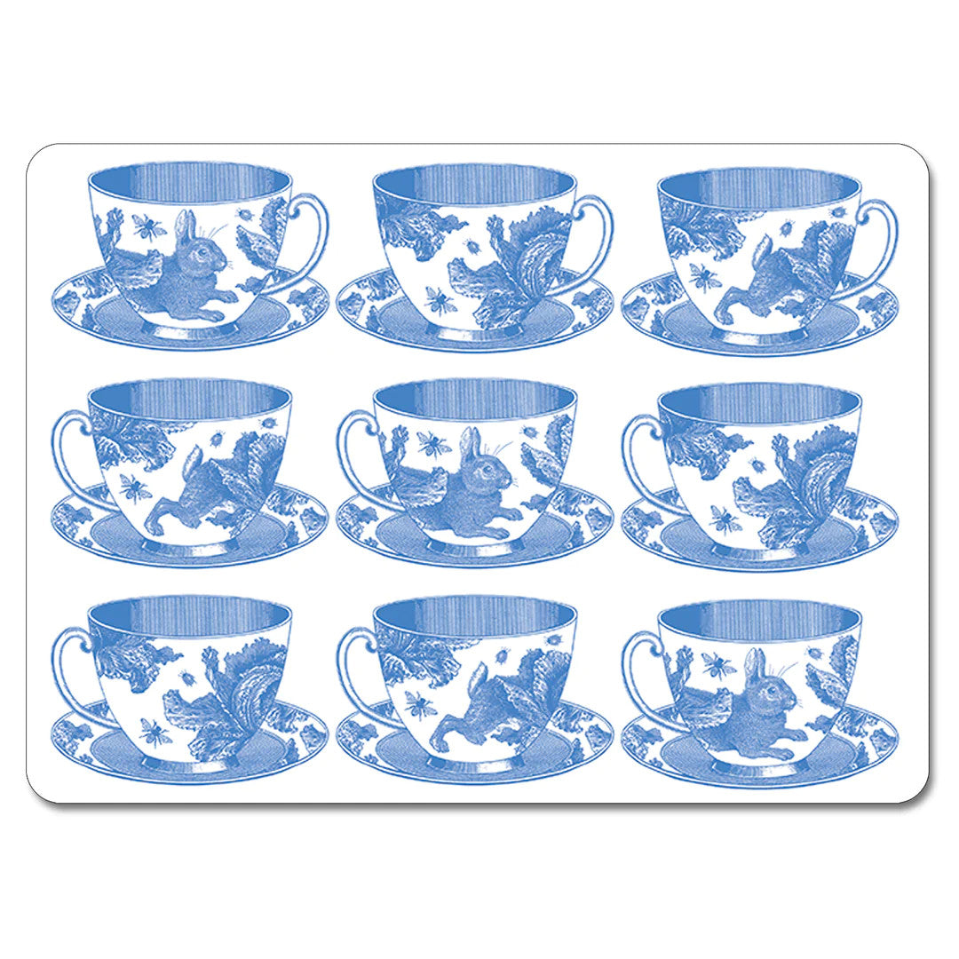 Teacups Set of 4 Placemats by Thornback and Peel.