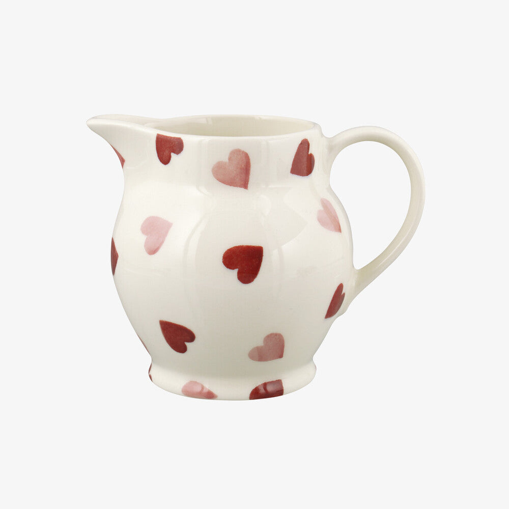 Emma Bridgewater Pink Hearts 1/2 pint jug.
