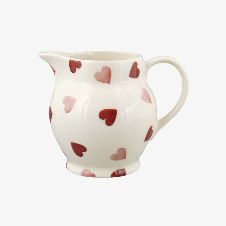 Emma Bridgewater Pink Hearts 1/2 pint jug.