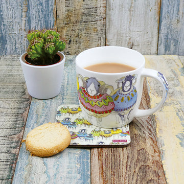 Emma Ball Sheep in Sweaters Bone China Mug (Boxed) Image