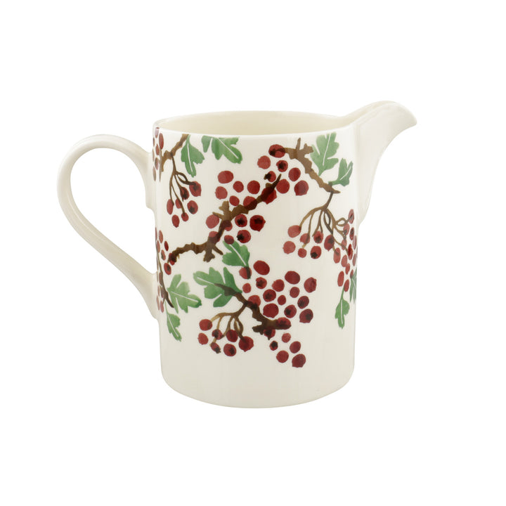 Emma Bridgewater Hawthorn Berries Large Straight Jug. Handmade in England. 