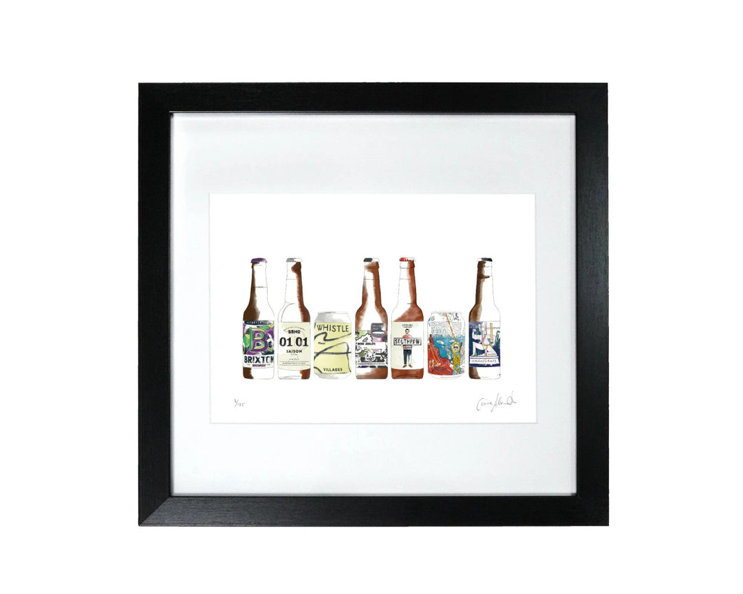 Craft Beer Print by Corinne Alexander