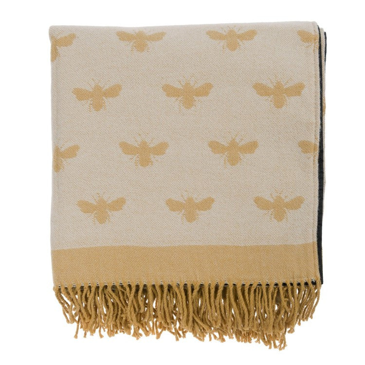 Sophie Allport Bees Knitted Picnic Blanket