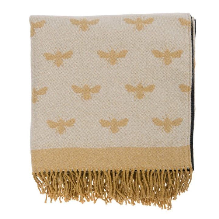 Sophie Allport Bees Knitted Picnic Blanket