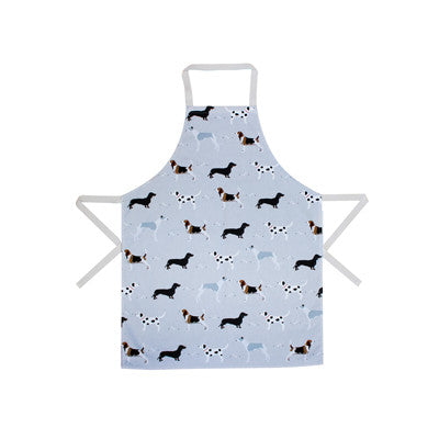 Dog Blue Cotton Apron from Bailey & Friends
