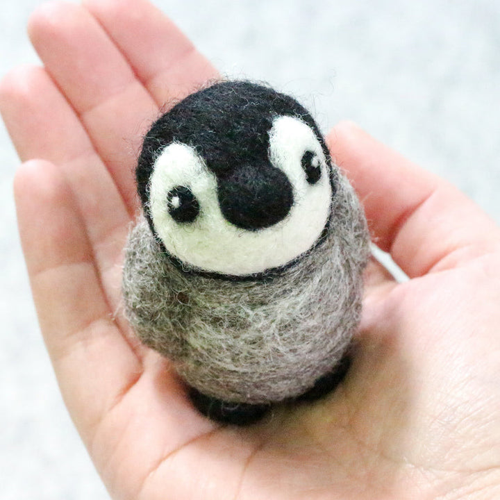 Baby Penguin Mini Felting Kit by Hawthorn Handmade.