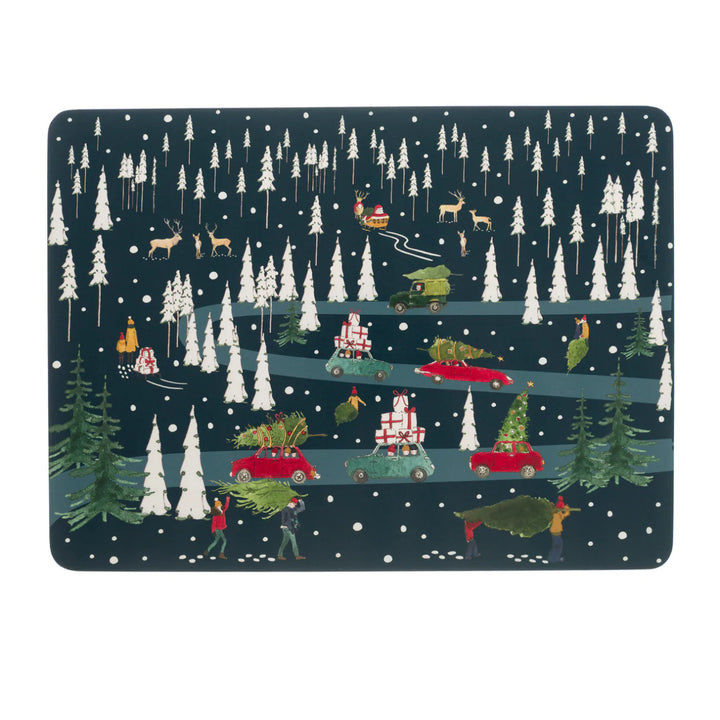 Home for Christmas set of 4 Placemats