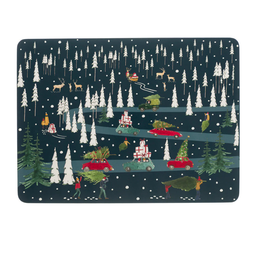 Home for Christmas set of 4 Placemats