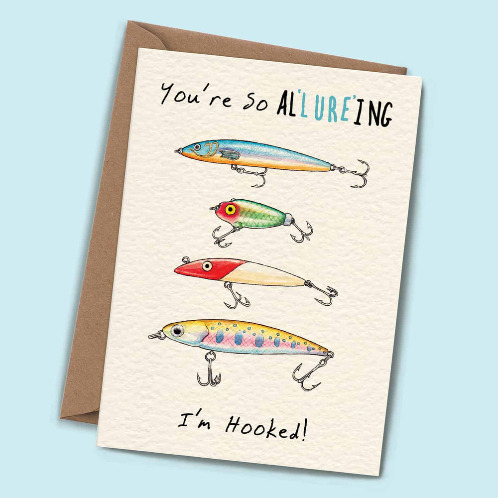 You're So Alluring Greetings Card by Bewilderbeest.