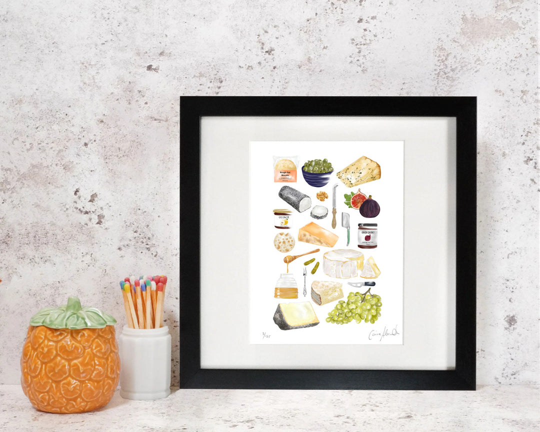 Cheese Board Print by Corinne Alexander