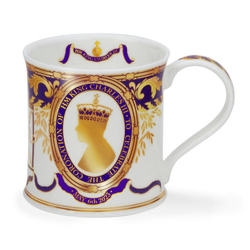 PRE-ORDER - Wessex King Charles III Coronation Gold Mug. Handmade in England by Dunoon. Image
