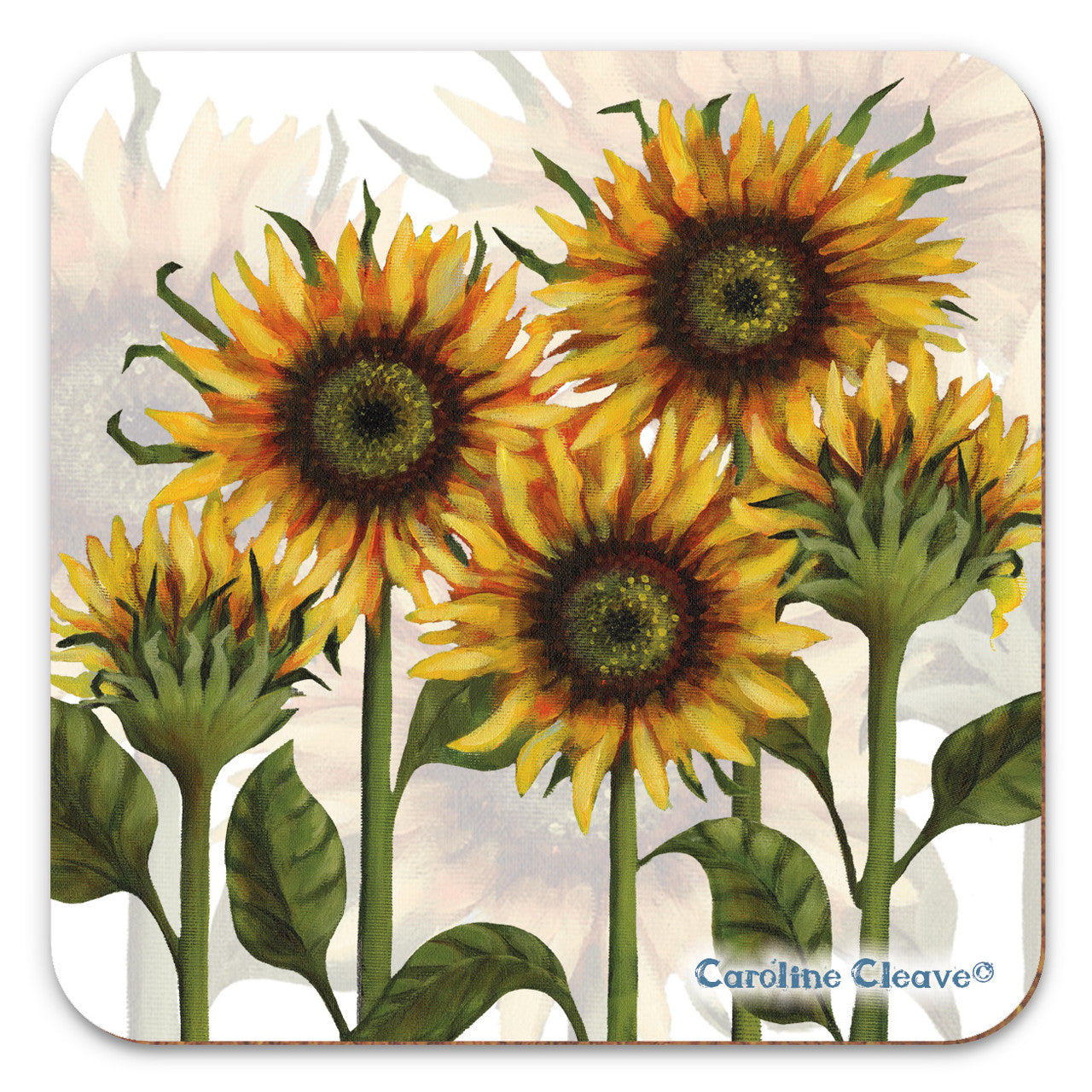 Sunflower Coaster from Caroline Cleave