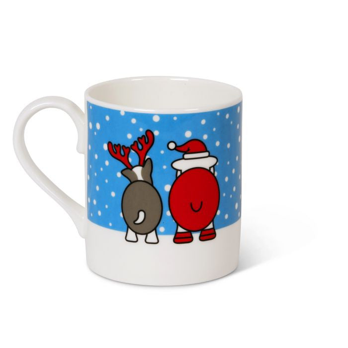 2019 herdy limited edition Christmas bone china mug, made in England.