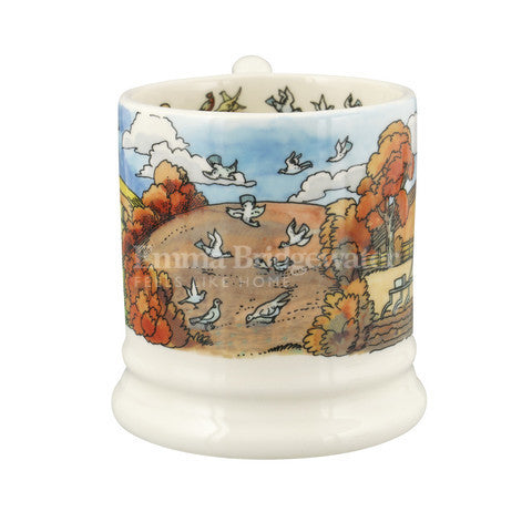 Emma Bridgewater The Good Life Bailing & Ploughing Half Pint Mug. 