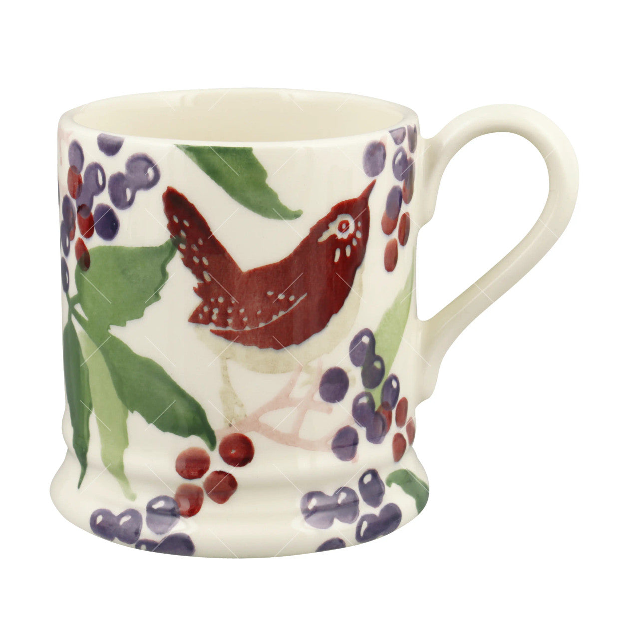 Emma Bridgewater Elderberry Half Pint Mug. 