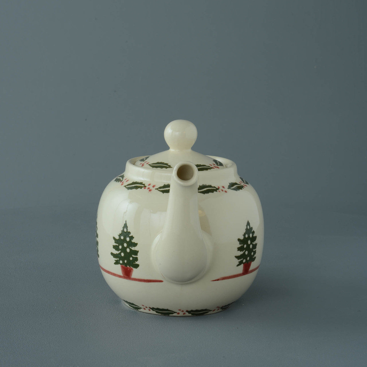 Brixton Pottery Christmas Tree handmade pottery 4 Cup teapot