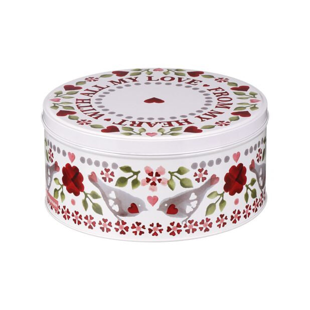 Emma Bridgewater Lovebirds Set of 3 Round Cake Tins