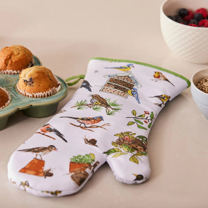 Garden Birds Cotton Gauntlet from Ulster Weavers