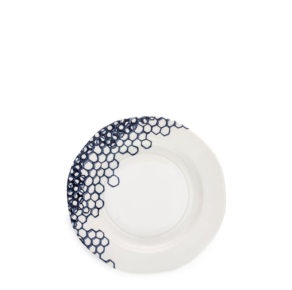 Burleigh Collection One Ink Blue Pollen Small Plate - 7 1/2 inches