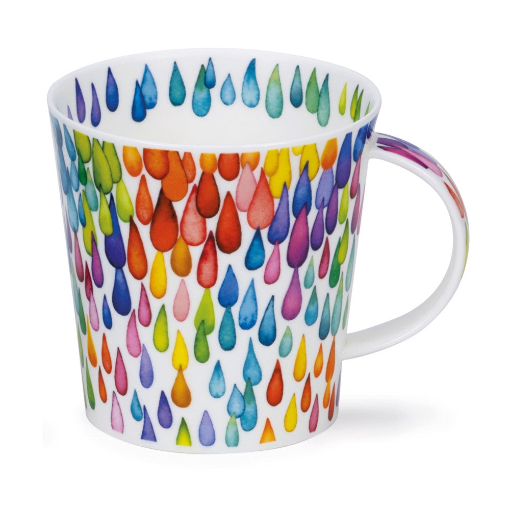 Bone China Dunoon Cairngorm Monsoon Mug - Vertical. Handmade in England