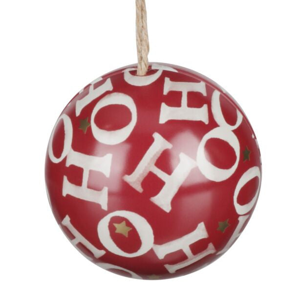 Emma Bridgewater Christmas Celebration Baubles - Ho Ho Ho