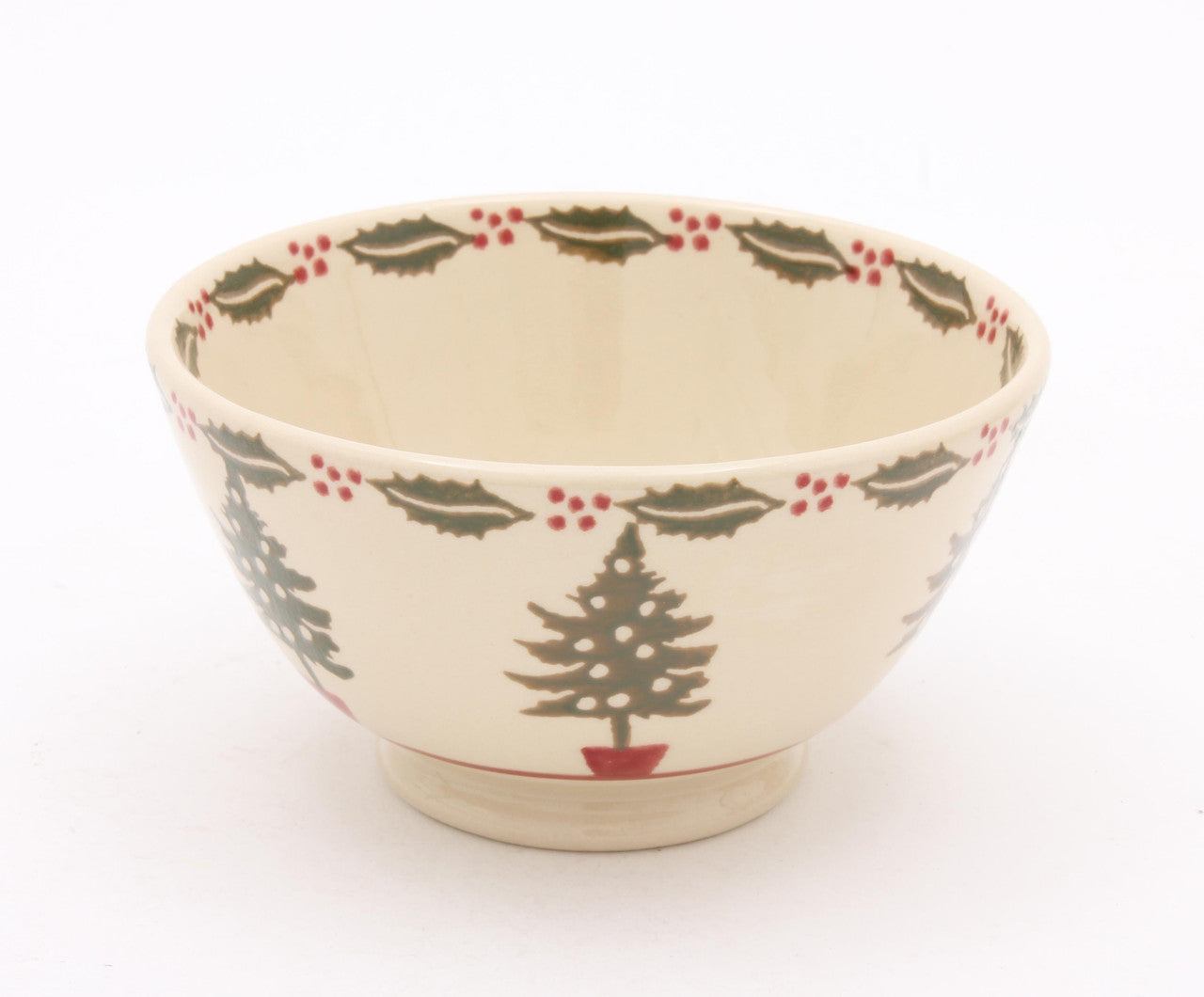Brixton Pottery Christmas Tree handmade small bowl