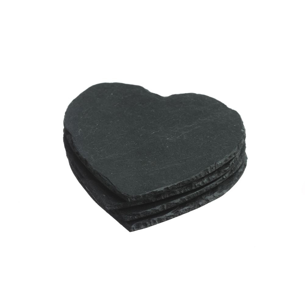 Heart slate Coasters by Selbrae House.