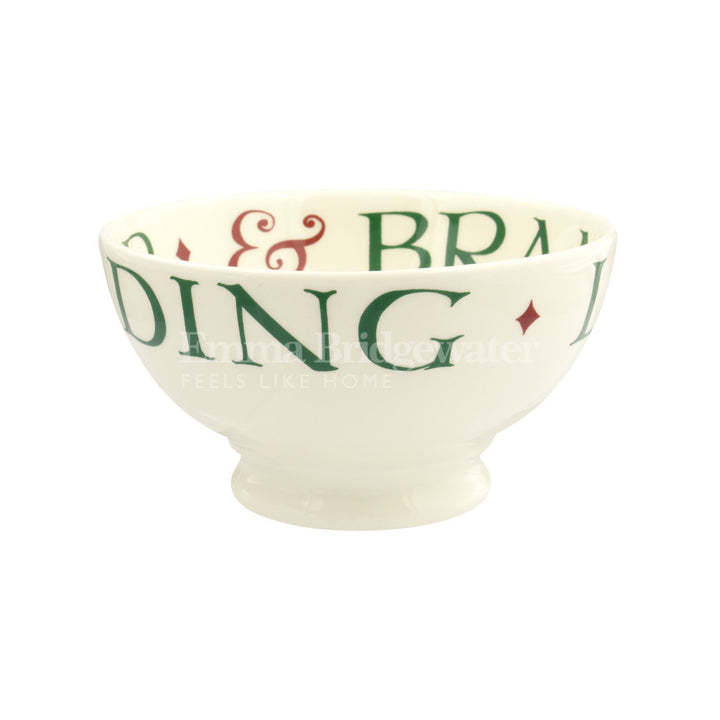 Emma Bridgewater Christmas Toast French bowl. Handmade in England.