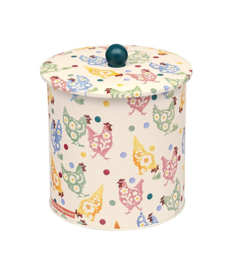 Emma Bridgewater Polka Chickens Biscuit Barrel