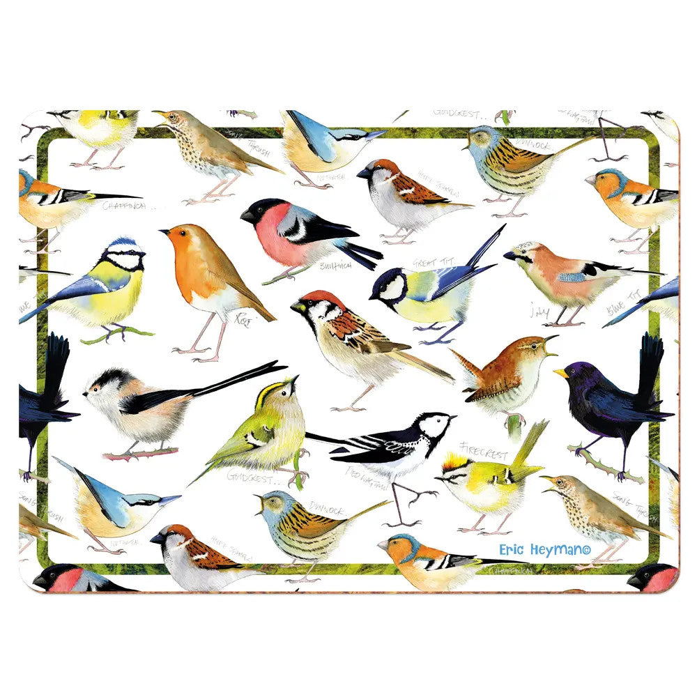British Birds Pattern placemat by Eric Hayman for Emma Ball