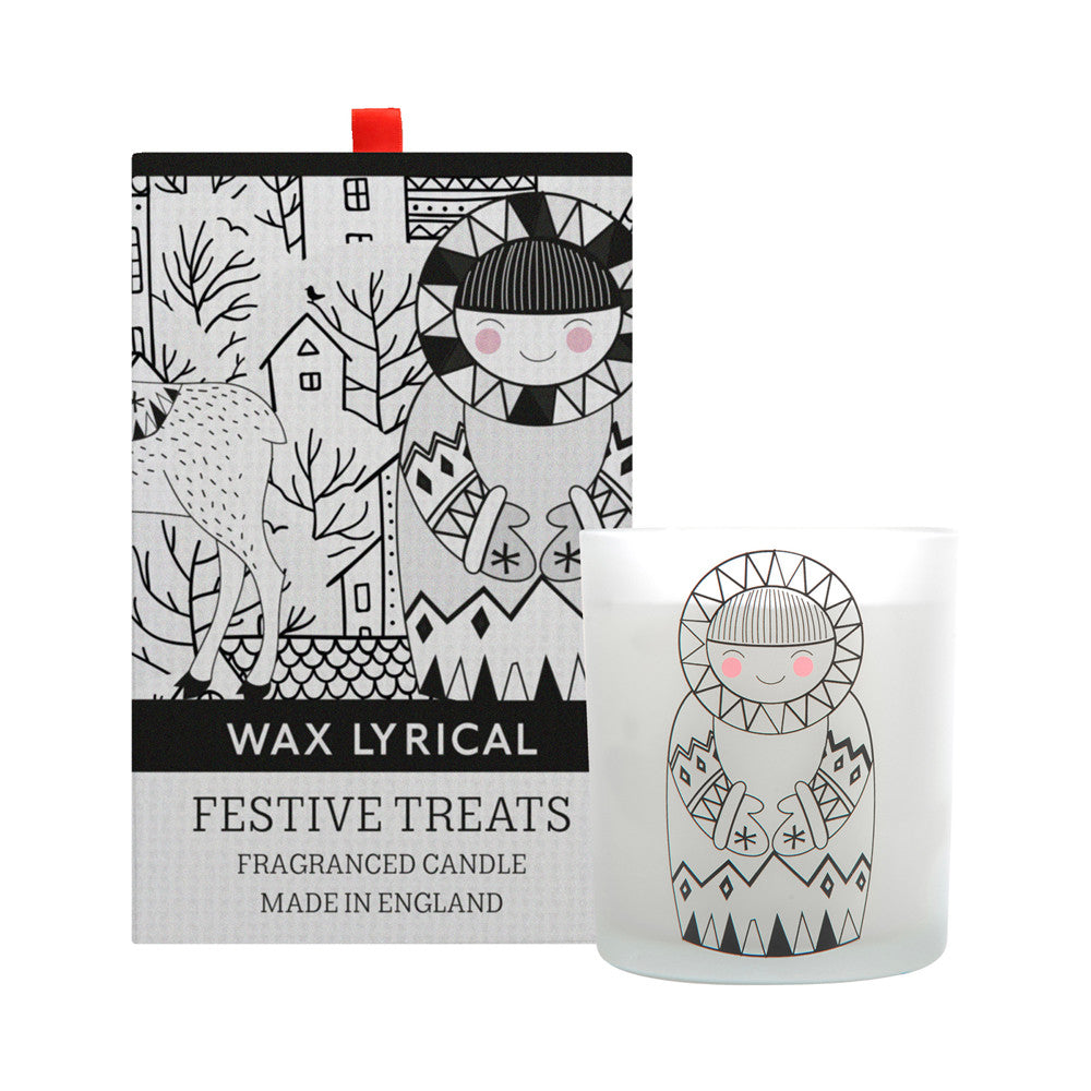 Baby It's Cold Outside - Festive Treats Glass Candle from Wax Lyrical.
