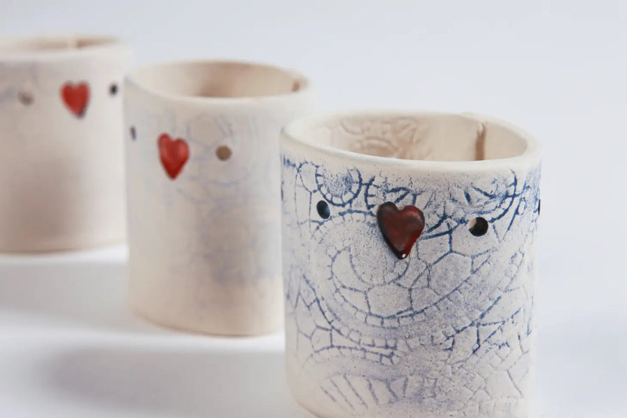 Home Comforts Ceramic Tea Light Holder by Sarah McKenna