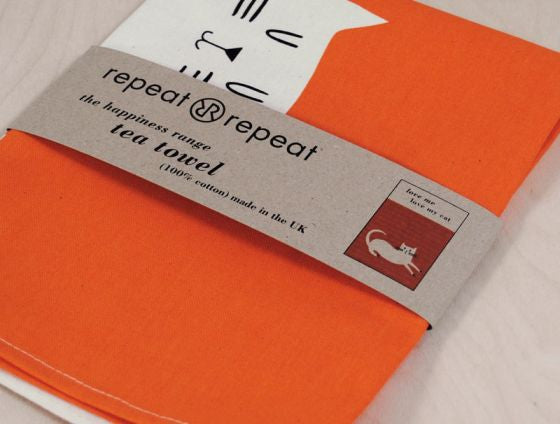 Repeat Repeat's Cat Tea Towel