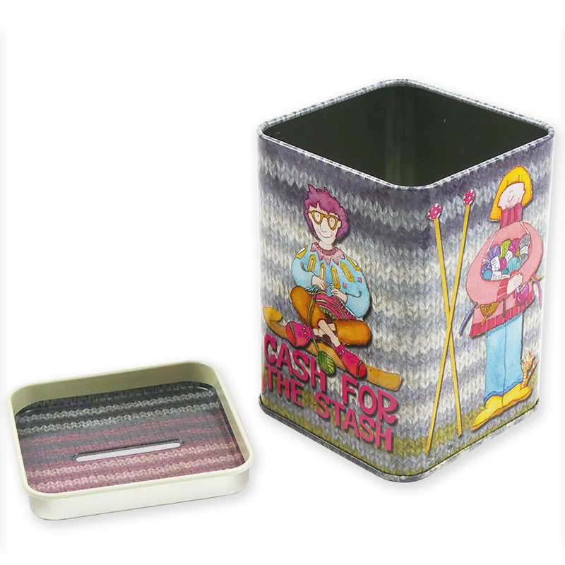 The Yarn Club Money Tin from Emma Ball.