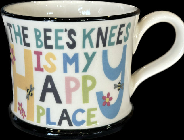 The Bee's Knees is my Happy Place Mug by Moorland Pottery.