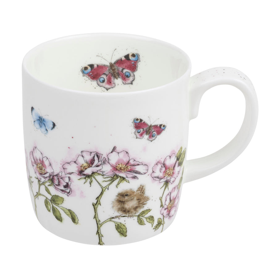 'The Rose Garden' Bone China Mug from Wrendale Designs by Royal Worcester.