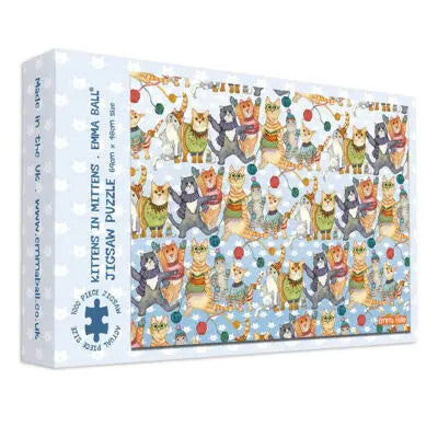 Kittens in Mittens 1000 piece Jigsaw Puzzle by Emma Ball