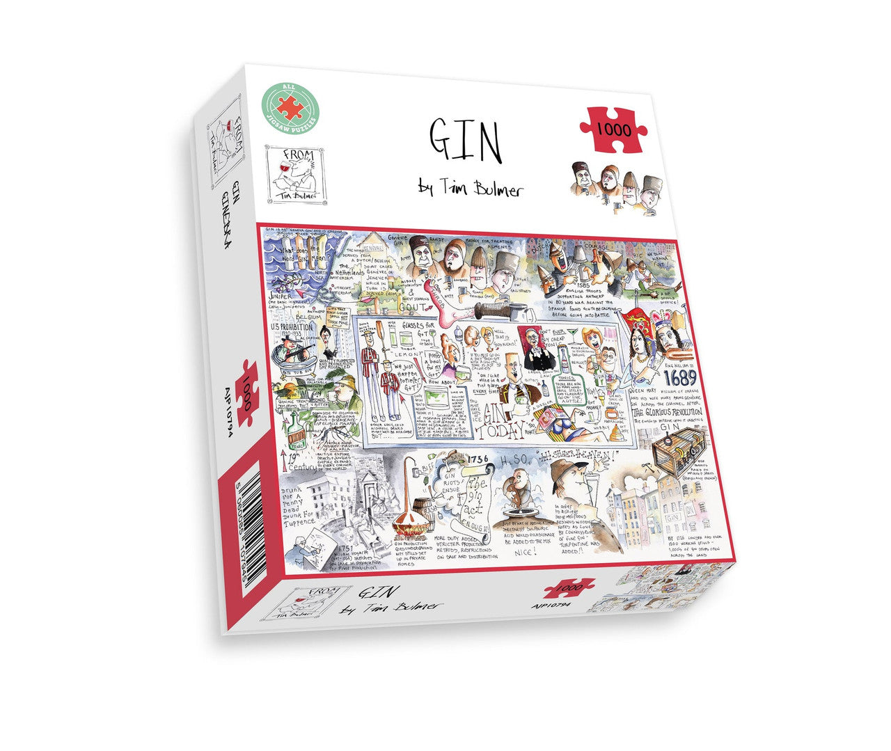 Gin 1000 Piece Jigsaw Puzzle.