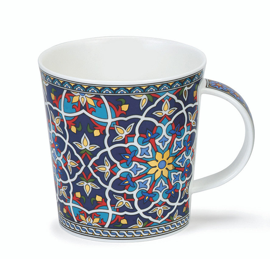 Dunoon Lomond Sheikh red bone china mug.