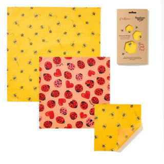 Cath Kidston Creature Comforts Beeswax Wrap - Set of 3